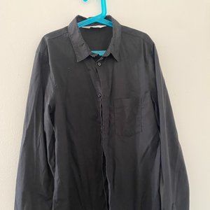 Long Sleeve Easy Iron Boys Shirt Size 14y+ (Blue, White, Black)